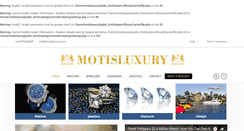 Desktop Screenshot of motisluxury.com