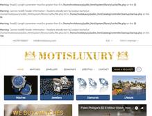 Tablet Screenshot of motisluxury.com